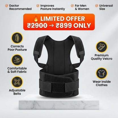 Posture Corrector Back Brace for Men & Women