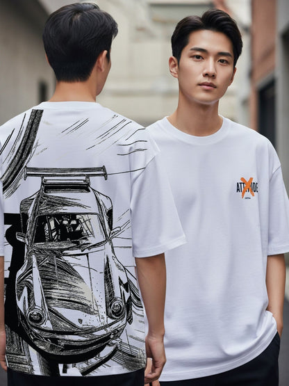 Jump Cuts Men Printed Round Neck Cotton Blend t-shirt