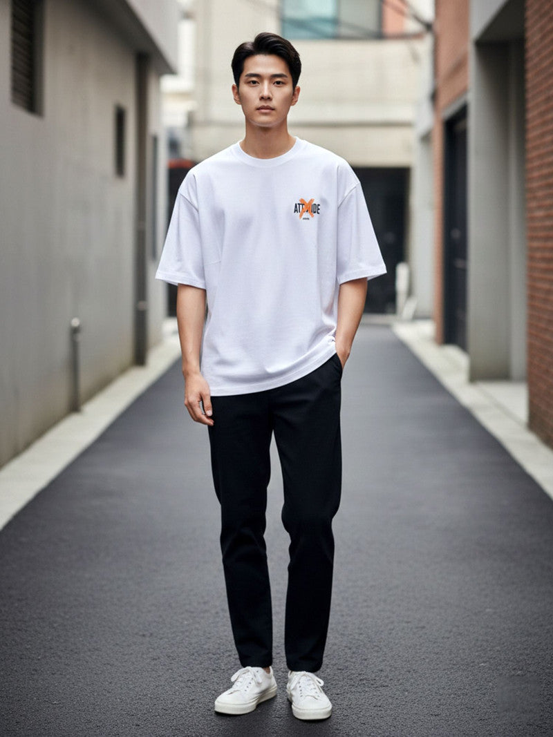 Jump Cuts Men Printed Round Neck Cotton Blend t-shirt